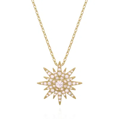 Luna Charles Women's Estella Starburst Necklace In Gold