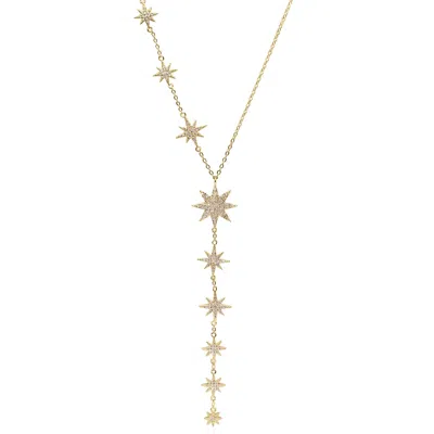 Luna Charles Women's Juliet Star Burst Y Drop Necklace In Gold