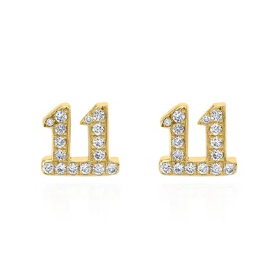 Luna Charles Women's Laila Stud Earrings In Gold