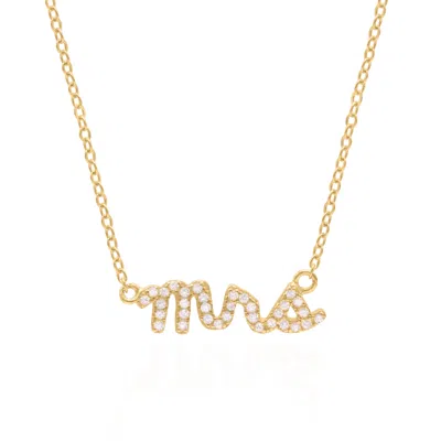 Luna Charles Women's Leia Mrs Necklace In Gold