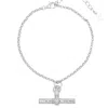 Luna Charles Women's Lola T-bar Bracelet - Sterling Silver