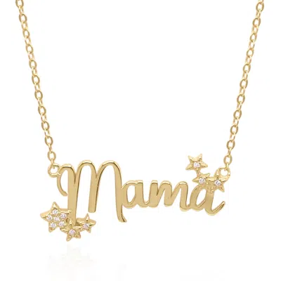 Luna Charles Women's Mama Star Necklace In Gold