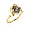 Luna Charles Women's Melike Hammered Twist Ring In Gold