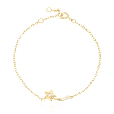 Luna Charles Women's Nina Shooting Star Bracelet In Gold