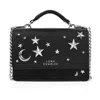 Luna Charles Women's Nova Star Studded Handbag - Black & Silver In Black