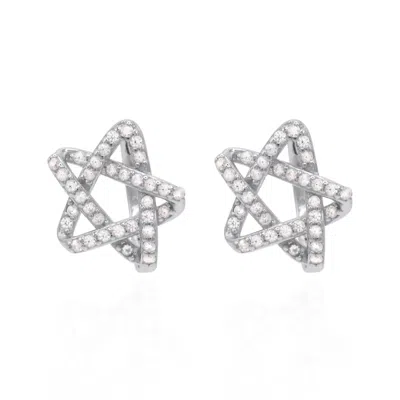 Luna Charles Women's Paloma Star Huggie Hoops
