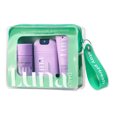 Luna Daily The Everywhere Body Minis Kit - Jasmine + Ylang Ylang In Transparent