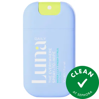 Luna Daily The Everywhere Spray-to-wipe 30ml - Cooling Water Lily + Fresh Citrus 1 Oz/30 ml