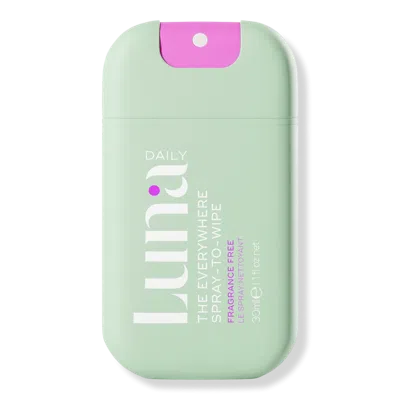 Luna Daily The Fragrance Free Everywhere Spray-to-wipe - 1.0 oz