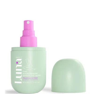 Luna Daily The Fragrance Free Spray-to-wipe - Ph-balancing Spray With Prebiotics + Vitamins C & E For Sensitive