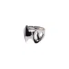 Luna Delphine Women's Silver Blade Ring - Two In Metallic