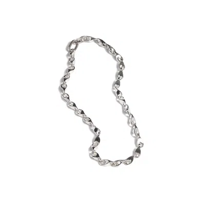 Luna Delphine Women's Silver Teardrop Necklace In Metallic