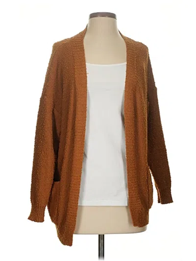 Pre-owned Luna Ivy Cardigan Sweater In Brown