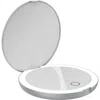 Luna London Compact Mirror In Gray
