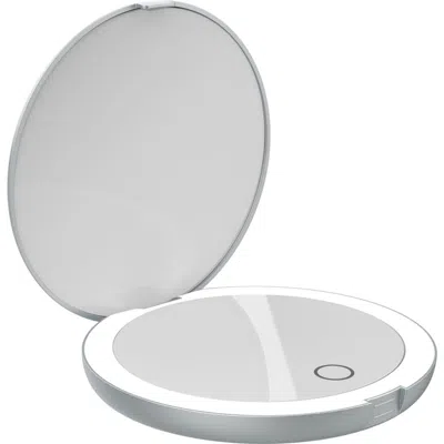 Luna London Compact Mirror In Gray