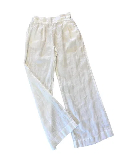 Luna Luz Santiago Linen Pant In White