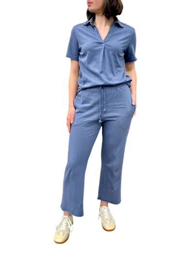 Luna Luz Weekend Jersey Ankle Pant In Dusk
