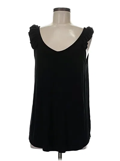 Pre-owned Luna Sleeveless Top Black Sweetheart Neckline Tops