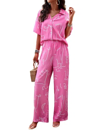 Luna Tuccini 2pc Shirt & Pant Set In Multi