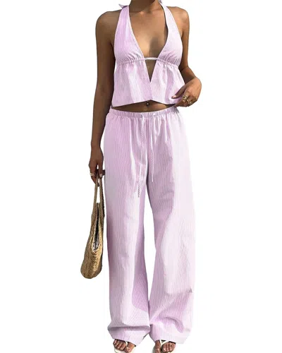Luna Tuccini 2pc Top & Pant Set In Pink