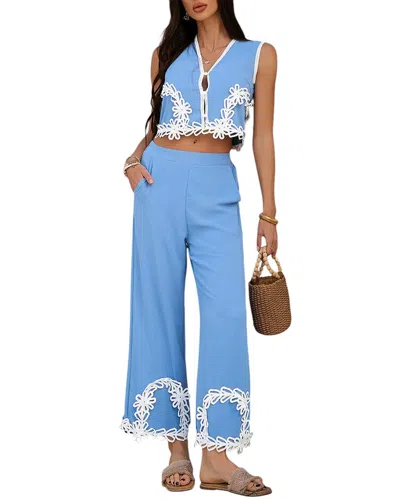 LUNA TUCCINI 2PC VEST & PANT SET