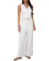 Luna Tuccini 2pc Vest & Pant Set In White
