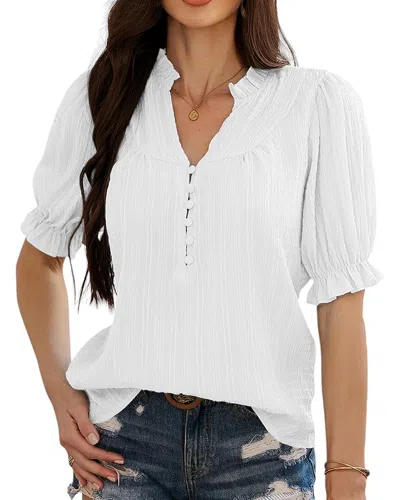 Luna Tuccini Blouse In White
