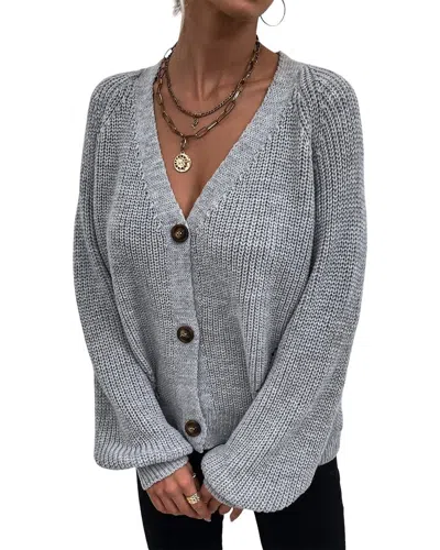 Luna Tuccini Cardigan In Gray