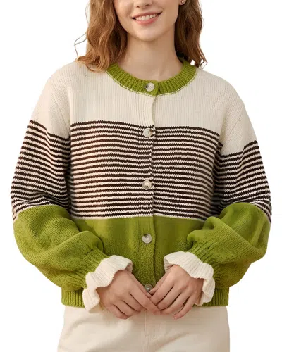 Luna Tuccini Cardigan In Green