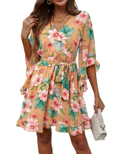 Luna Tuccini Mini Dress In Multi