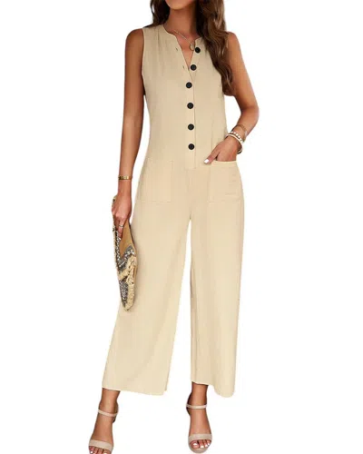 Luna Tuccini Jumpsuit In Neutral