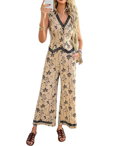 Luna Tuccini Jumpsuit In Neutral