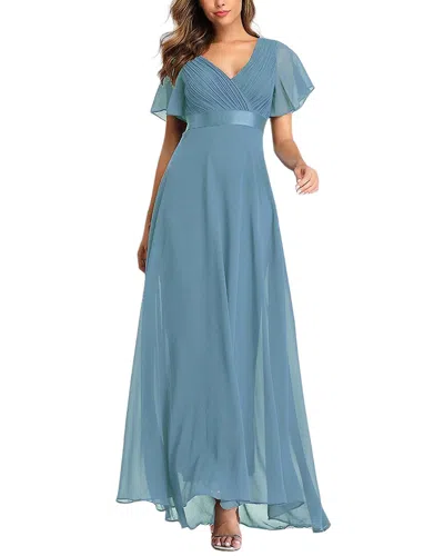 Luna Tuccini Maxi Dress In Blue