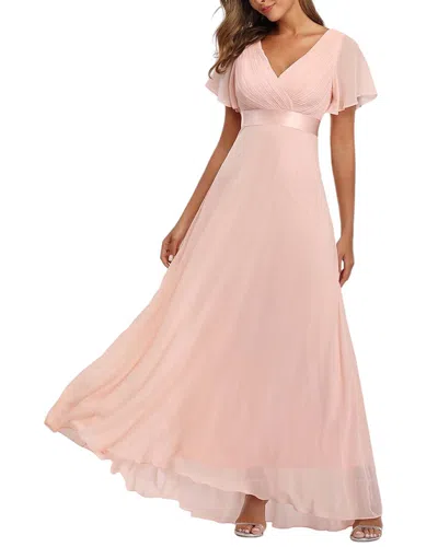 Luna Tuccini Maxi Dress In Pink