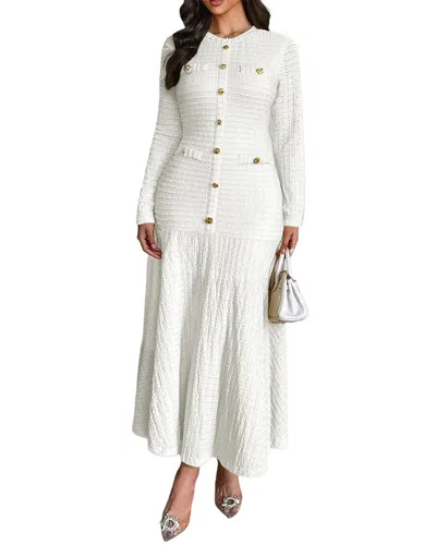 Luna Tuccini Maxi Dress In Neutral