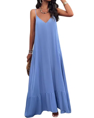 Luna Tuccini Maxi Dress In Blue