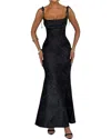 Luna Tuccini Maxi Dress In Black