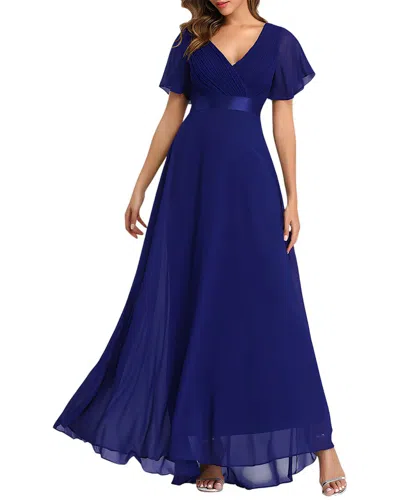 Luna Tuccini Maxi Dress In Blue