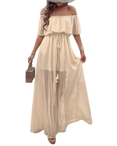 Luna Tuccini Maxi Dress In Gray