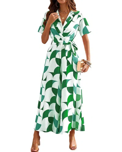 Luna Tuccini Maxi Dress In Green