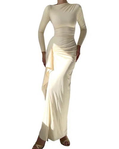 Luna Tuccini Maxi Dress In Neutral