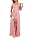 Luna Tuccini Maxi Dress In Pink