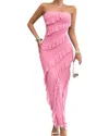 Luna Tuccini Maxi Dress In Pink