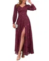 Luna Tuccini Maxi Dress In Red
