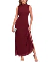 Luna Tuccini Maxi Dress In Red