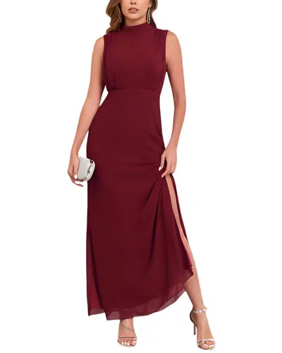 Luna Tuccini Maxi Dress In Red