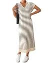 Luna Tuccini Midi Dress In Neutral