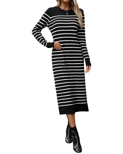 Luna Tuccini Midi Dress In Black