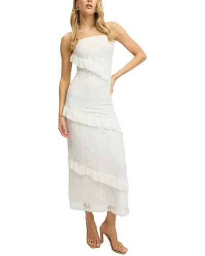 Luna Tuccini Midi Dress In White