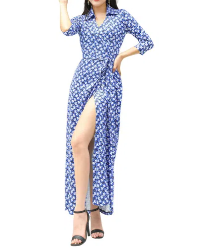 Luna Tuccini Midi Dress In Blue